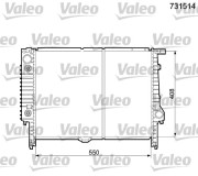 731514 VALEO chladič motora 731514 VALEO