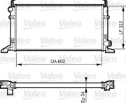 731594 VALEO chladič motora 731594 VALEO