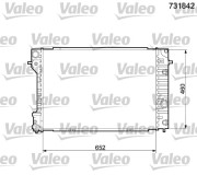 731842 VALEO chladič motora 731842 VALEO