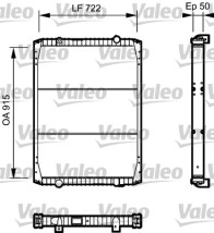 732331 VALEO chladič motora 732331 VALEO