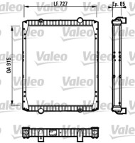 732337 VALEO chladič motora 732337 VALEO