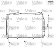 732449 VALEO chladič motora 732449 VALEO