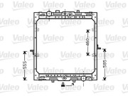 732553 VALEO chladič motora 732553 VALEO