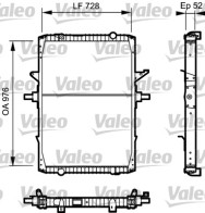 732572 VALEO chladič motora 732572 VALEO