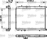 732615 VALEO chladič motora 732615 VALEO