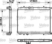 732616 VALEO chladič motora 732616 VALEO