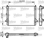 732791 VALEO chladič motora 732791 VALEO