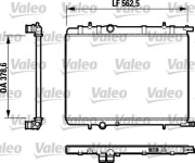 732802 VALEO chladič motora 732802 VALEO