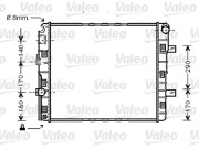 733422 VALEO chladič motora 733422 VALEO