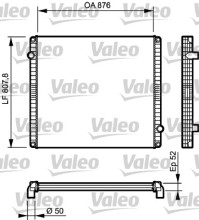 733503 VALEO chladič motora 733503 VALEO