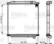 733526 chladicí mřížka NEW PART VALEO