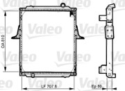 733534 VALEO chladič motora 733534 VALEO