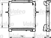 733548 Chladič, chlazení motoru NEW PART VALEO