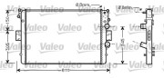 734233 VALEO chladič motora 734233 VALEO