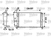 734237 VALEO chladič motora 734237 VALEO