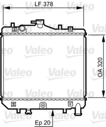 734262 VALEO chladič motora 734262 VALEO