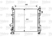 734392 Chladič, chlazení motoru VALEO