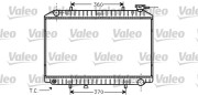 734426 VALEO chladič motora 734426 VALEO