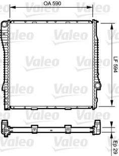 734896 VALEO chladič motora 734896 VALEO