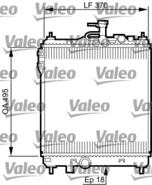 734914 VALEO chladič motora 734914 VALEO