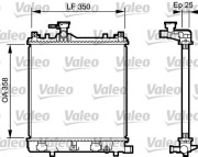 734917 VALEO chladič motora 734917 VALEO