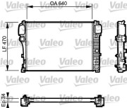 734940 VALEO chladič motora 734940 VALEO