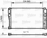 734943 VALEO chladič motora 734943 VALEO