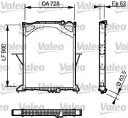 735017 VALEO chladič motora 735017 VALEO