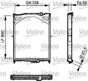 735018 VALEO chladič motora 735018 VALEO