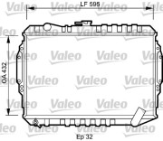 735060 VALEO chladič motora 735060 VALEO