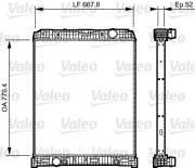 735305 VALEO chladič motora 735305 VALEO