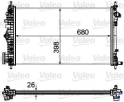 735487 VALEO chladič motora 735487 VALEO