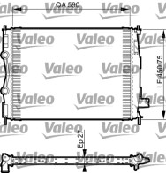 735492 Chladič, chlazení motoru VALEO