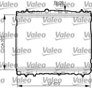 735514 VALEO chladič motora 735514 VALEO