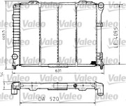 810994 VALEO chladič motora 810994 VALEO