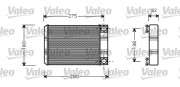 812321 VALEO výmenník tepla vnútorného kúrenia 812321 VALEO