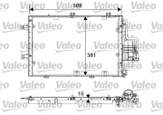 817843 VALEO kondenzátor klimatizácie 817843 VALEO