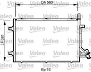 818194 VALEO kondenzátor klimatizácie 818194 VALEO