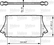 818840 Chladič turba VALEO