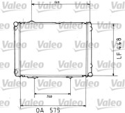 819385 VALEO chladič motora 819385 VALEO