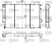 819418 VALEO chladič motora 819418 VALEO