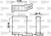 883404 VALEO výmenník tepla vnútorného kúrenia 883404 VALEO