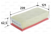 585418 Vzduchový filtr VALEO