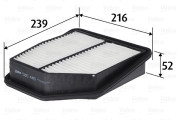 585445 Vzduchový filtr VALEO