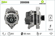 200006 Alternátor VALEO CORE-FLEX VALEO