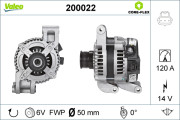 200022 Alternátor VALEO CORE-FLEX VALEO