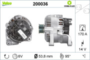 200036 Alternátor VALEO CORE-FLEX VALEO