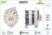 200075 Alternátor VALEO CORE-FLEX VALEO