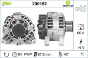 200152 Alternátor VALEO CORE-FLEX VALEO