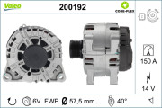 200192 Alternátor VALEO CORE-FLEX VALEO